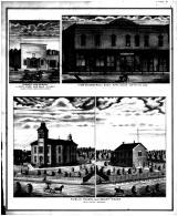 Parmely and Murray, Commerical Block, Burlington Public School and Court House